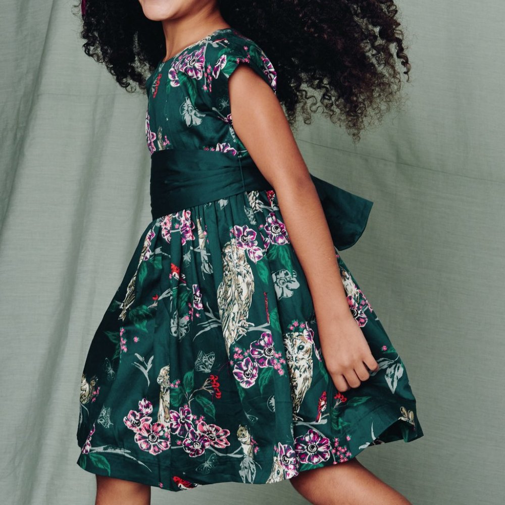 Tea Collection Caledonian Forest toddler party dress